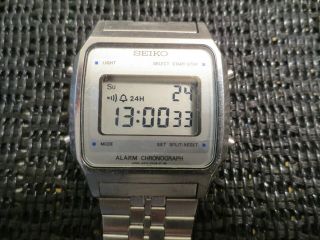 Vintage Seiko A914 - 5a09 Lcd Watch 1980 