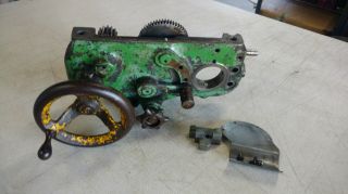 Vintage South Bend 9 " Lathe Apron Assembly Parts Handwheel Gears