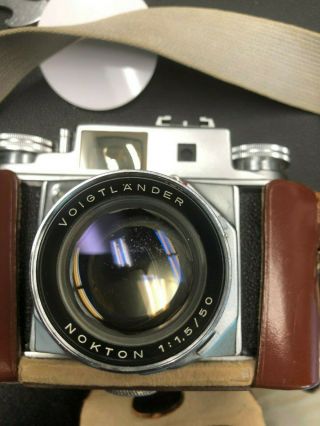 Vintage VOIGTLANDER Prominent II CAMERA With Lens 5