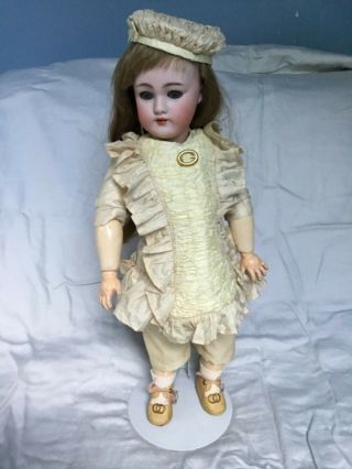 Antique 15” Petite German Bisque Doll Handwerck Simon Halbig A Beauty