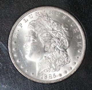 1885 O Ms 64 Gsa Hoard Brilliant White Pcgs Graded Morgan Silver Dollar - Rare