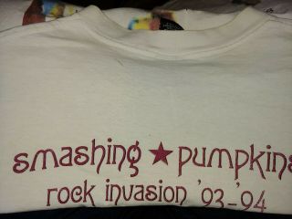 Vintage 1993 Smashing Pumpkins T - Shirt Siamese Dream alt cover art Giant XL 6