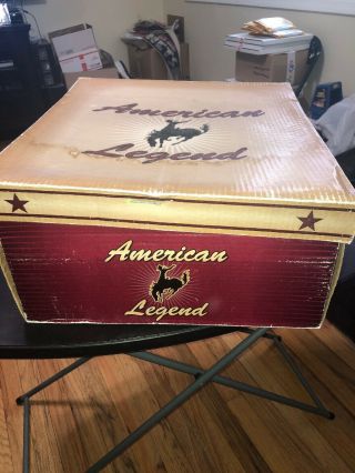 American Legend Black Cowboy Hat 7 1/8 Rare