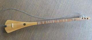 Vintage Mcnally Strumstick Signed & Numbered 32.  5 " Long 4.  5 " Wide Instrument