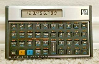 Hp 11c Scientific Calculator Hewlett Packard Usa Vintage Rpn