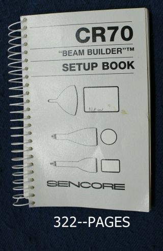 Vintage Sencore Beam Builder Universal CRT Analyzer & Restorer Model CR70 7