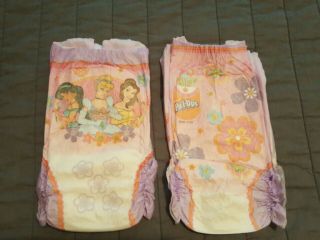 ULTRA RARE Vintage 2005 Huggies Princesses 21 Pull Ups Training Pants 4 - 5T girl 6