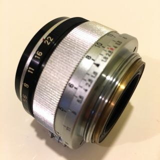 Canon VI - T Rangerfinder Film Camera & 35mm f/1.  8 LTM M39 Mount RARE NR 10