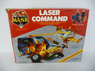 Vintage Mask Laser Command Toy Box Only; Kenner 1987 M.  A.  S.  K.