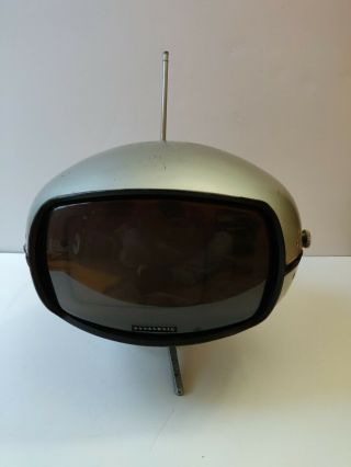 Very Rare Panasonic Orbitel Tr - 005 Ufo Retro Tv Vintage Mid Century Eyeball