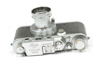 RARE SET of LEICA IIIA with lens Summar 50mm f2,  from 1938,  after CLA service 3