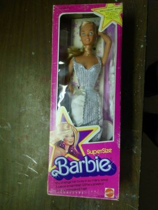 Supersize Barbie Doll 9828 Vintage 1976 By Mattel