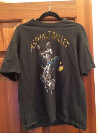 Vintage Rare Asphalt Ballet 1992 Soul Survive Glam Metal Concert Shirt