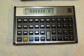 Vintage USA 80 ' s Hewlett - Packard HP 11C Programmable Calculator,  Case 2