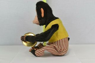 VINTAGE CK MUSICAL JOLLY CHIMP CYMBAL CLAPPING MONKEY BATTERY OPERATED 2