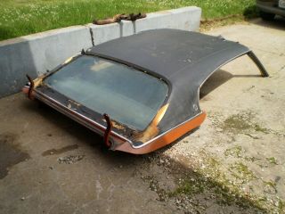 Rare 68 72 Pontiac Gto Lemans Tempest Roof Top Rear Ac Tint Window Trunk Hinges