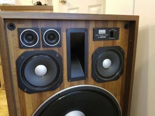 Vintage Sansui Sp - x 8000 4 Way 6 Speaker System 11