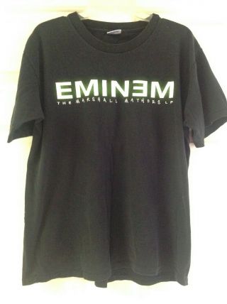 Vintage Eminem Remember Me Marshall Mathers Lp 2000 Tour T Shirt Wow