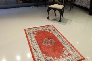 Fine Vintage Chinese Aubusson Rug3 ' x5 ' 100 Silk 75 OFF GREAT PRICE 4