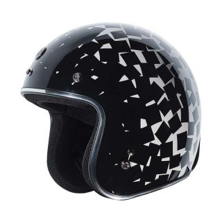 Torc T50 Open Face 3/4 Motorcycle Helmet Dot Retro Cafe Racer - Polygonious