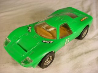 Rare Australian Vintage Scalextric Ford Mirage C15 Lime Green Slot Car