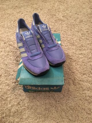 Vintage Adidas Falmouth Shoes Sz 4 Nos Nib 1983