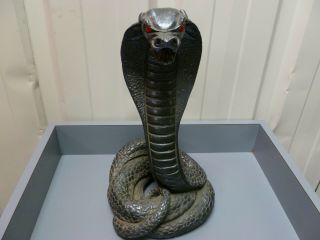 Vintage Cobra Statue 17 " Tall Dragon Snake