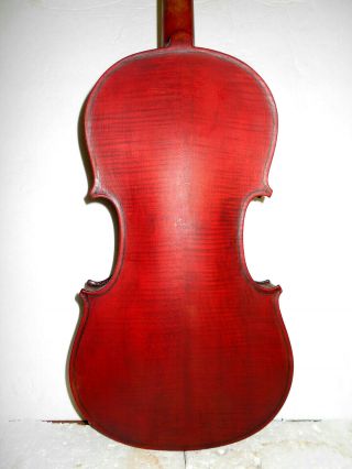 Vintage Antique Old " Vuillaume A Paris " 2 Pc.  Back Full Size Violin -