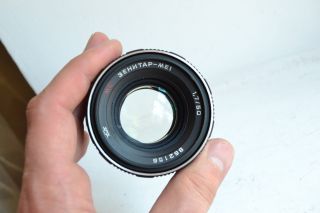 MC ZENITAR ME1 1.  7/50 M42 Very Rare Russian Lens ZENIT 18,  S/N 862156 6