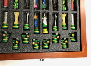John Deere Chess Set With Board & Storage Box - Vintage Vs Contemporary 61