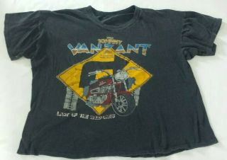 1982 - 1983 Tour Van Zant Band Last Of The Wild Ones Concert Shirt Vintage Rare