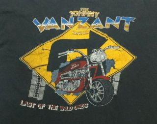 1982 - 1983 Tour Van Zant Band Last of The Wild Ones Concert Shirt Vintage Rare 2