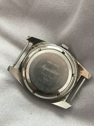 Vintage JeanRichard Geneva Aquastar Stainless Steel 10 ATM Skin Diver Watch 6
