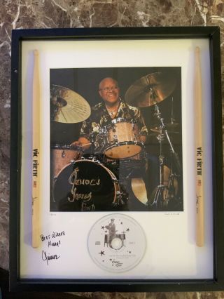 Rare Allman Brothers Drummer Jaimoe Hand Signed Autographed Picture