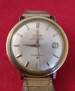 Vintage Omega Constellation Chronometer Automatic Date Wrist Watch 12