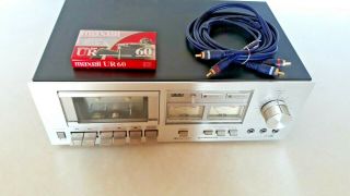Vintage Pioneer Stereo Cassette Tape Deck Ct - F500 Awesome Deck Sounds