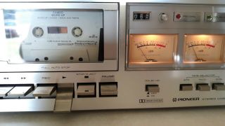 Vintage Pioneer Stereo Cassette Tape Deck CT - F500 AWESOME DECK SOUNDS 2