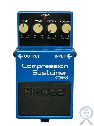Boss Cs - 3,  Compression Sustainer,  Made In Japan,  1986,  1st Year,  Vintage Effect