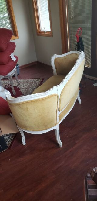 antique french loveseat 3