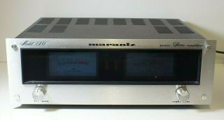 Vintage Marantz Model 140 Power Stereo Amplifier Rare Audiophile Ms73