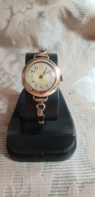Rolex Vintage 9ct Gold Watch,  Rare & Collectible