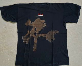 U2 Vintage 1987 Joshua Tree Tour Band T Shirt Rare