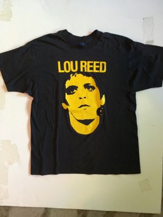 Vintage 70s Lou Reed Rock & Roll Animal Rare Band T - Shirt