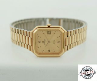 Vintage Omega De Ville Quartz,  Steel & Gold Plated Unisex Watch Ref: 196 0253