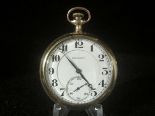 (1607) Burlington Watch Co.  16 Size 21 Jewel R.  R.  Watch