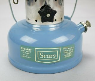 Vintage 1970 Sears Coleman Gas Lantern 2 Mantle • RARE 3