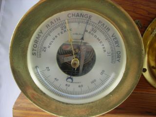 Vintage Chelsea Ship ' s Bells,  clock and Barometer.  Everything 3