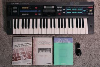 Vintage 1980s Casio CZ - 1000 Phase Distortion Synthesizer 101 3000 5000 Box NM 2