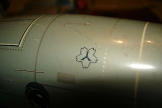 Yonezawa Rare Vintage Tin Convair B - 36 Peacemaker Plane Bomber Made In Japan 11