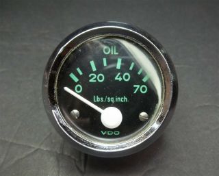 Vintage Porsche 356 Oil Pressure Gauge - Other German Cars.  Vdo
